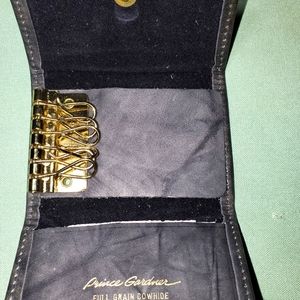 Vintage prince Gardner cowhide key pouch wallet